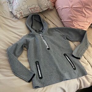 Superdry Grey Hooded Pullover